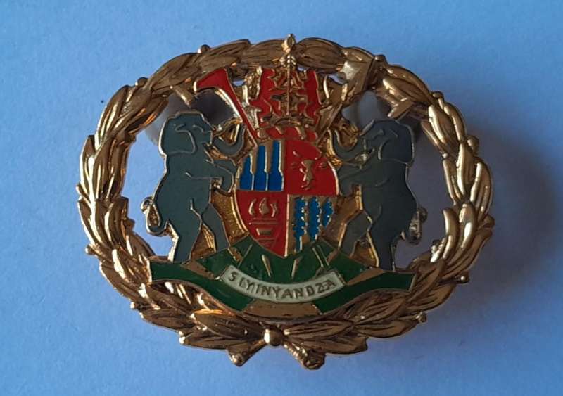 SA Homelands Kangwane Police Warrant Officer Badge.  Pins Intact.
