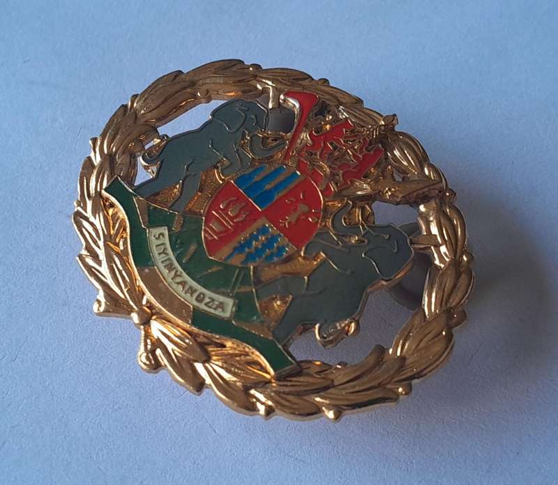 SA Homelands Kangwane Police Warrant Officer Badge.  Pins Intact.