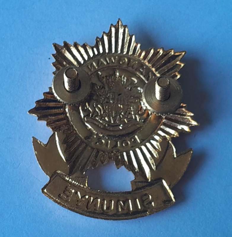Vintage Homelands Kangwane Police Cap Badge. Screw Lugs Intact.