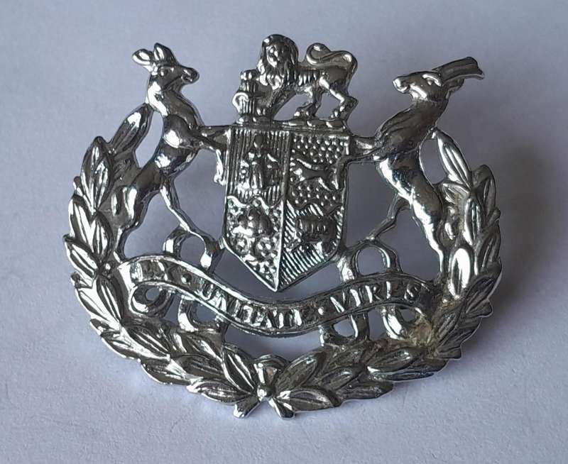 Pair SADF Warrant Officer Class 1 Rank Badges.  Pins Intact.