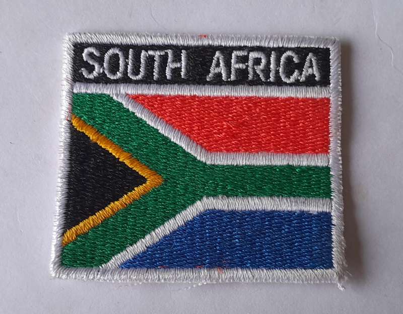 SANDF Camo Uniform Flag Patch.