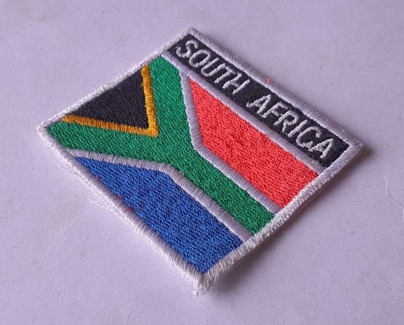 SANDF Camo Uniform Flag Patch.