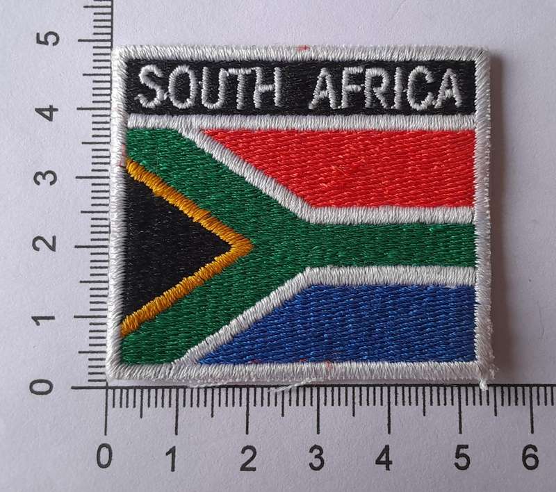 SANDF Camo Uniform Flag Patch.