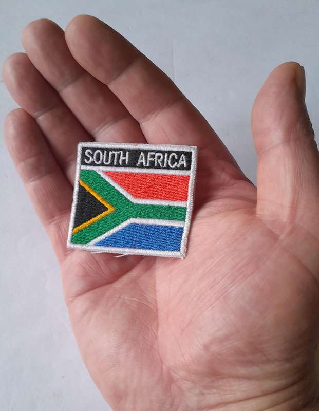 SANDF Camo Uniform Flag Patch.
