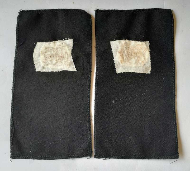 Pair SADF Navy Bullion Insignia.