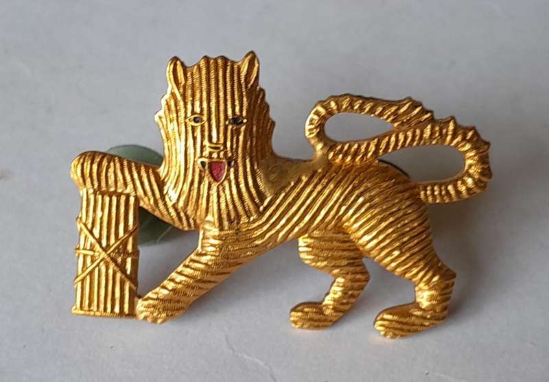 Pair SADF Navy Chief Petty Officer Sleeve Badges.  Lugs / Pins Intact.