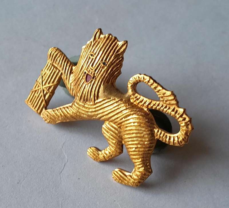 Pair SADF Navy Chief Petty Officer Sleeve Badges.  Lugs / Pins Intact.