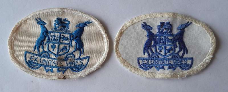 Pair SADF Navy Warrant Officer Rank Badges.