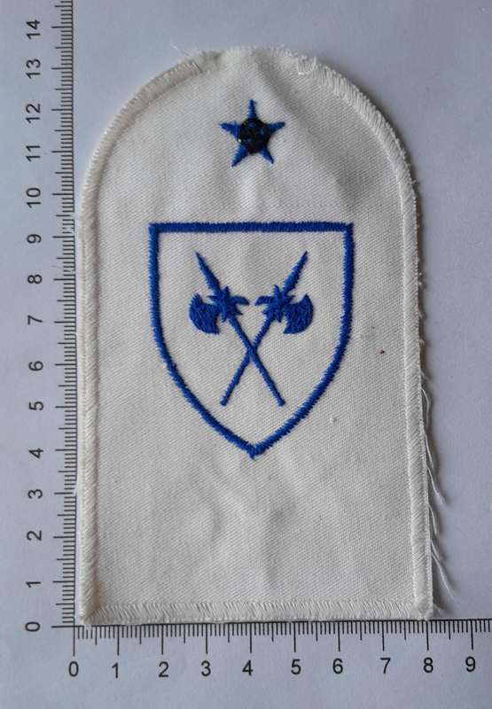 SADF Navy Security & Protection Large Mustering Badge.
