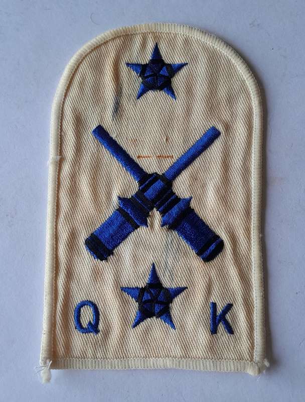 SADF Navy Quarters Armourer Gunner Large Mustering Badge.