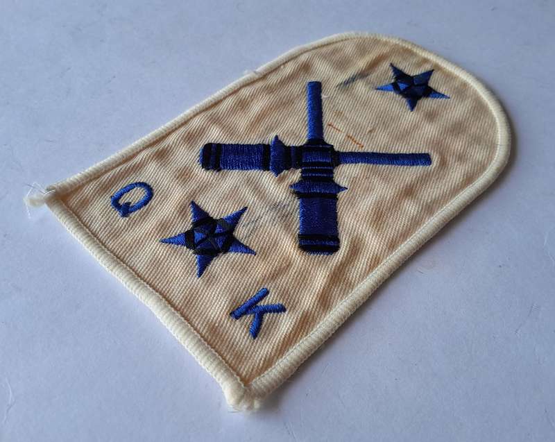 SADF Navy Quarters Armourer Gunner Large Mustering Badge.