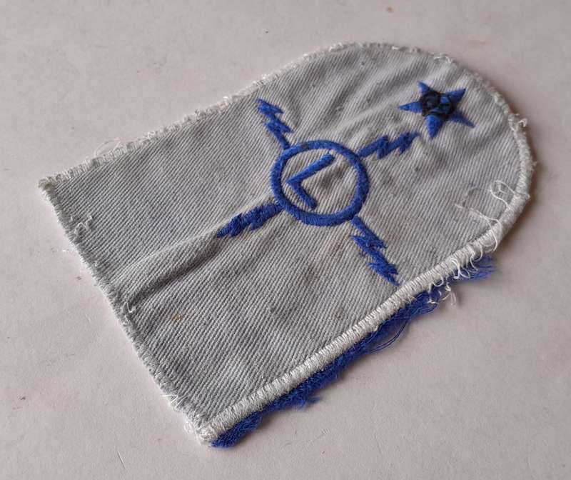 SADF Navy Electrical Fitter Large Mustering Badge.