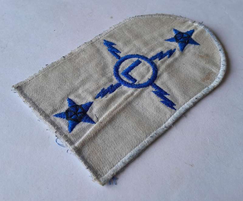 SADF Navy Electrical Fitter Large Mustering Badge.