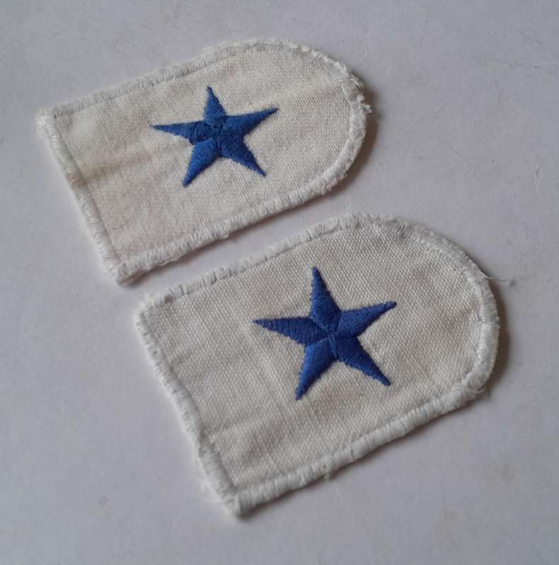 Pair SADF Navy Able Seaman Badges.