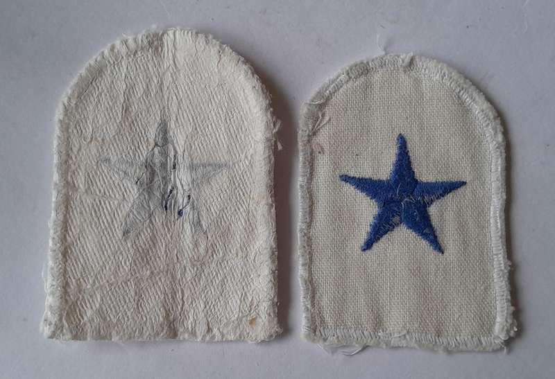 Pair SADF Navy Able Seaman Badges.