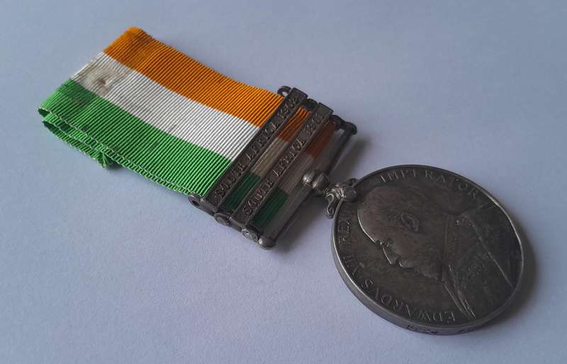 Boer War KSA Medal to "5924 PTE. N. SINNOT.  RL. IRISH REGT."