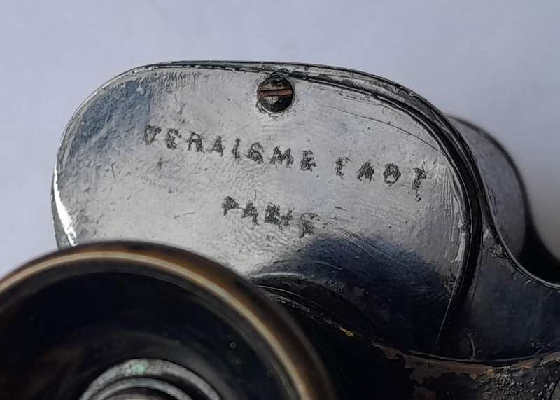 WW2 Pair French Deraisme Fabi Lonrop Roof-Prism Binoculars With Leather Case.