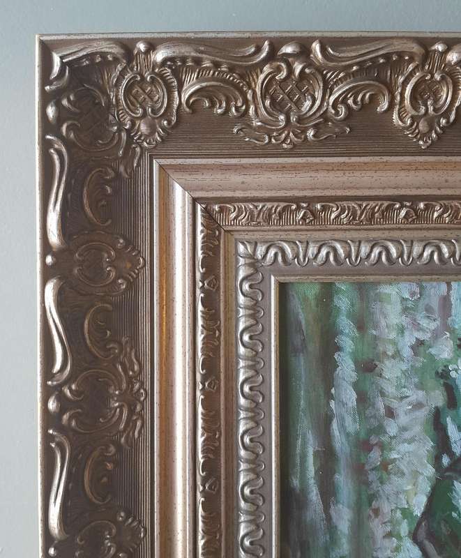 SA Artist Robert Melvin Simmers (1907-1991) Oil Painting.  Gilt Framed.  55 x 44cm.