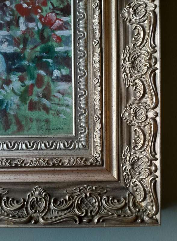 SA Artist Robert Melvin Simmers (1907-1991) Oil Painting.  Gilt Framed.  55 x 44cm.