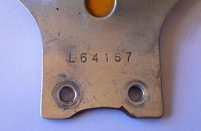 Original AA "Suid-Afrika" Car Badge.  No. L64157.