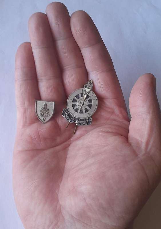 Collection of 2 Vintage Voortrekker Badges.