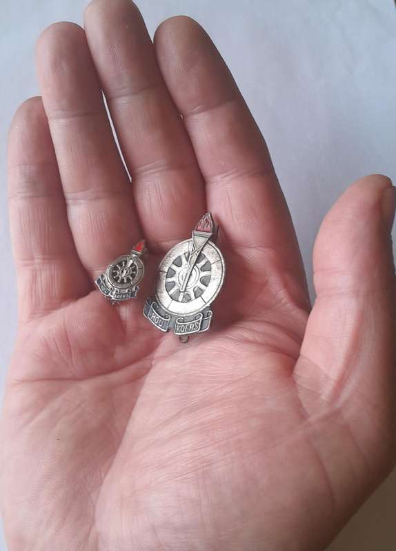 Collection of 2 Vintage Voortrekker Badges.