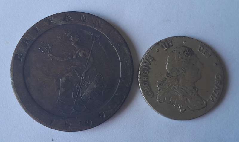 Set of 2 Jan Van Riebeeck Replica Coins.