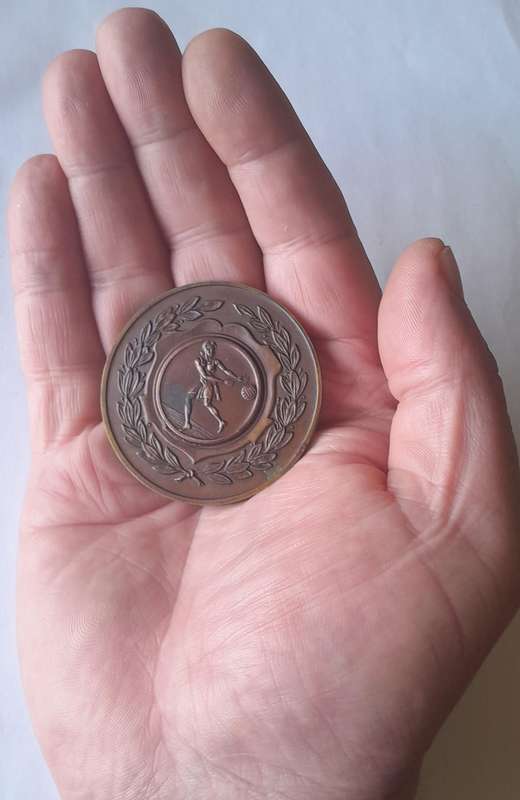 Vintage Large 1973 Netball Bronze Medal.