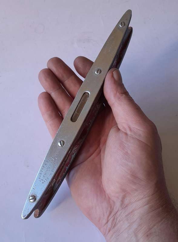 Vintage J.Rabone & Sons No.1420 Aluminium Torpedo Spirit Level.