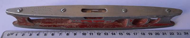 Vintage J.Rabone & Sons No.1420 Aluminium Torpedo Spirit Level.