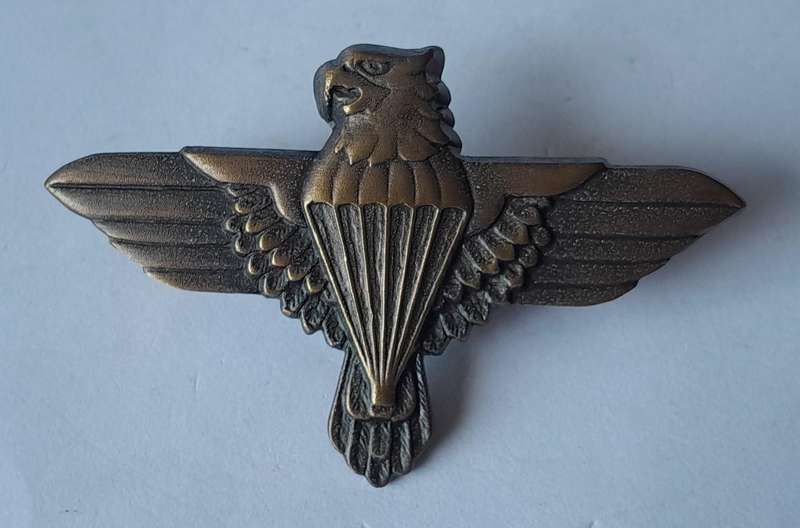 SADF 44 Parachute Battalion Beret Badge.  Screw Lugs Intact.