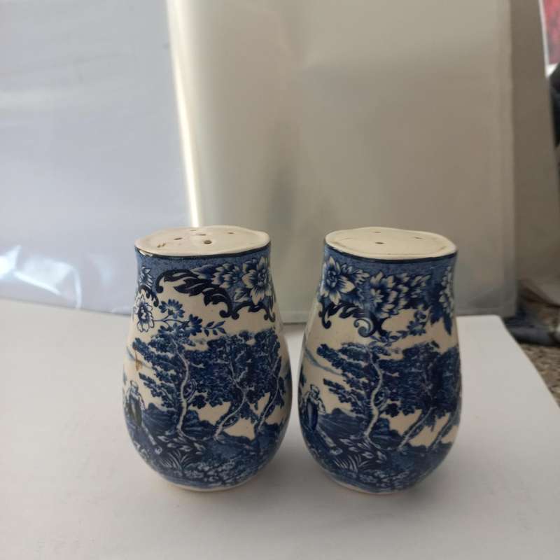 William & James Salt and Pepper Shaker Set