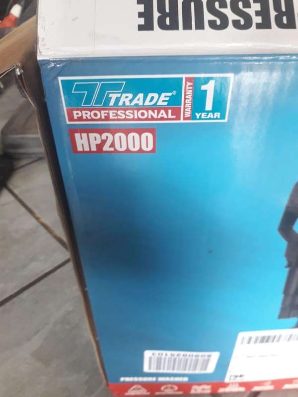 Trade Professional 2000HP 1800W High Pressure Washer
