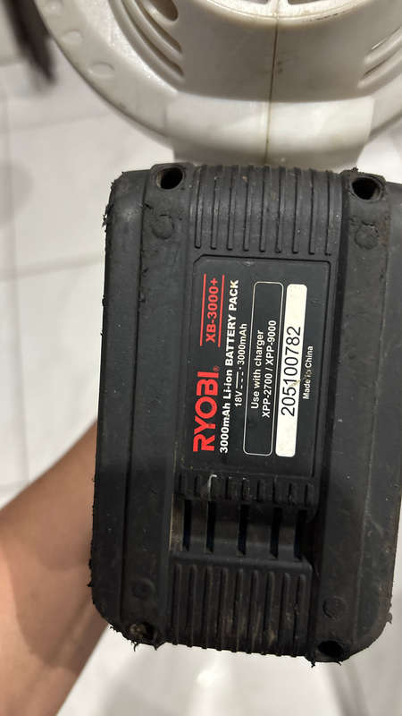 Ryobi cordless blower with charger