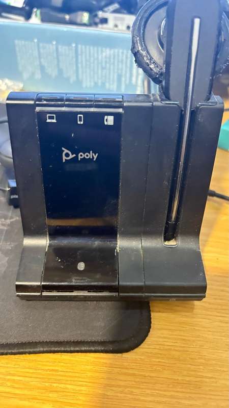 Plantronics - Savi 8240 Office-Wireless DECT Single In-Ear(Mono) Headset-Convertible (3 wearing styl