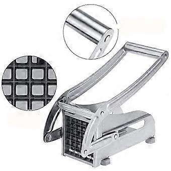 Stainless Steel Potato Chipper and Slicer Cutter Kitchen Tool Set - Pack of 1