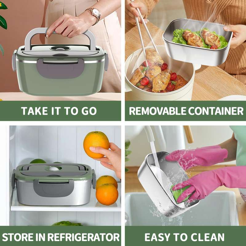 Electric Lunch Box Food Heater for Work