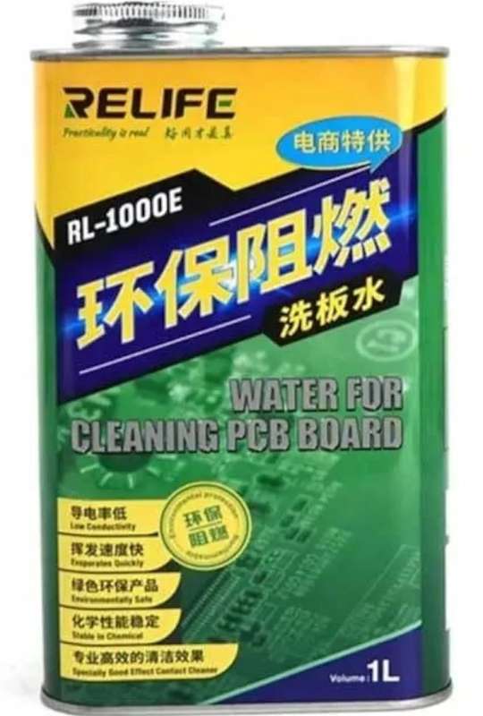 RELIFE RL-1000E WATER FOR PCB BOARD Pcb cleaner Board cleaner CLEANER LIQUID