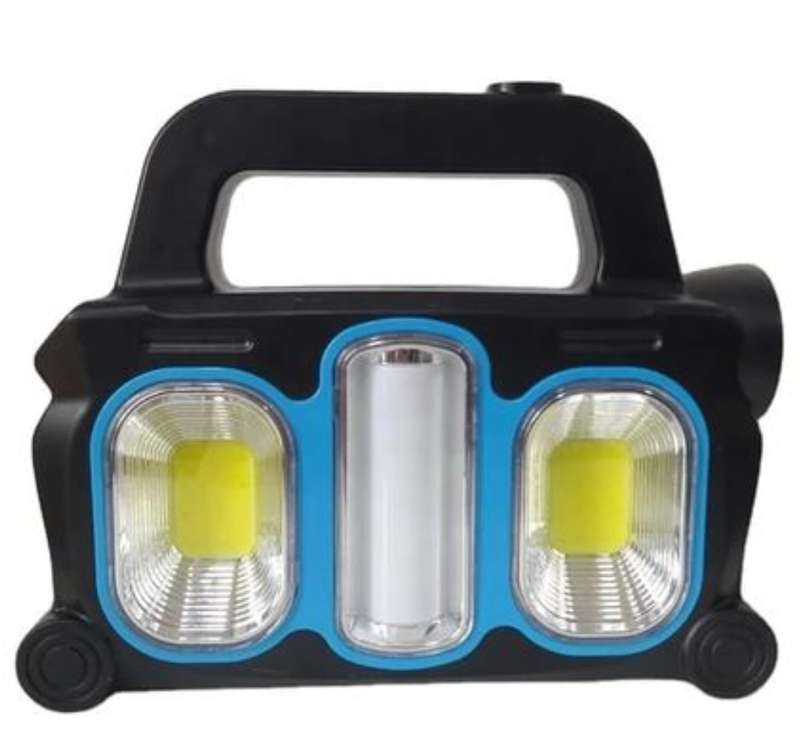 3-In-1 Portable Solar Powered Light With Charging Function