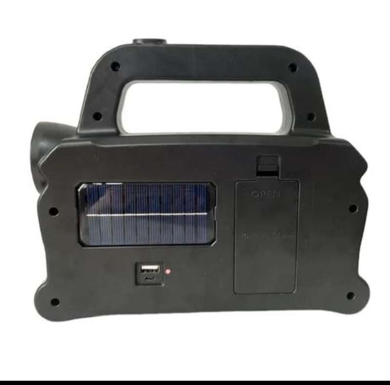3-In-1 Portable Solar Powered Light With Charging Function