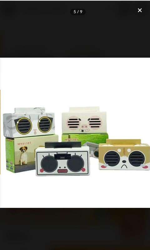 bluetooth retro new creative speaker, cartoon gift