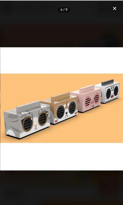 bluetooth retro new creative speaker, cartoon gift