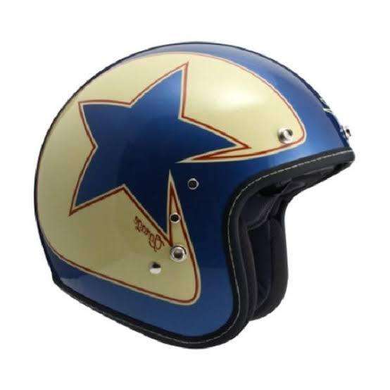 Vintage Zeus  Easyrider Stars & Stripe Motorcycle Helmet