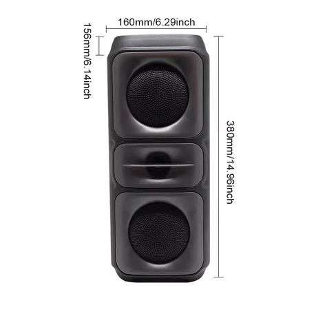 QS-3629 Super Large Outdoor Bluetooth Speaker Karaoke Dual Tone Speaker