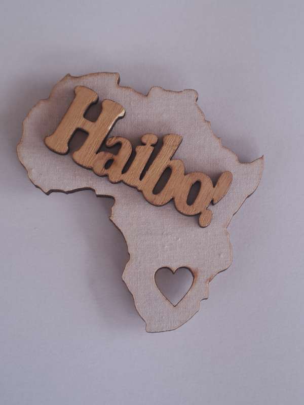 Fridge Magnets Africa- Shaped x 6