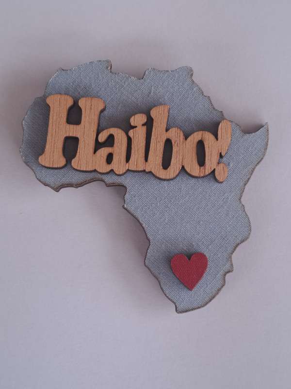 Fridge Magnets Africa- Shaped x 6