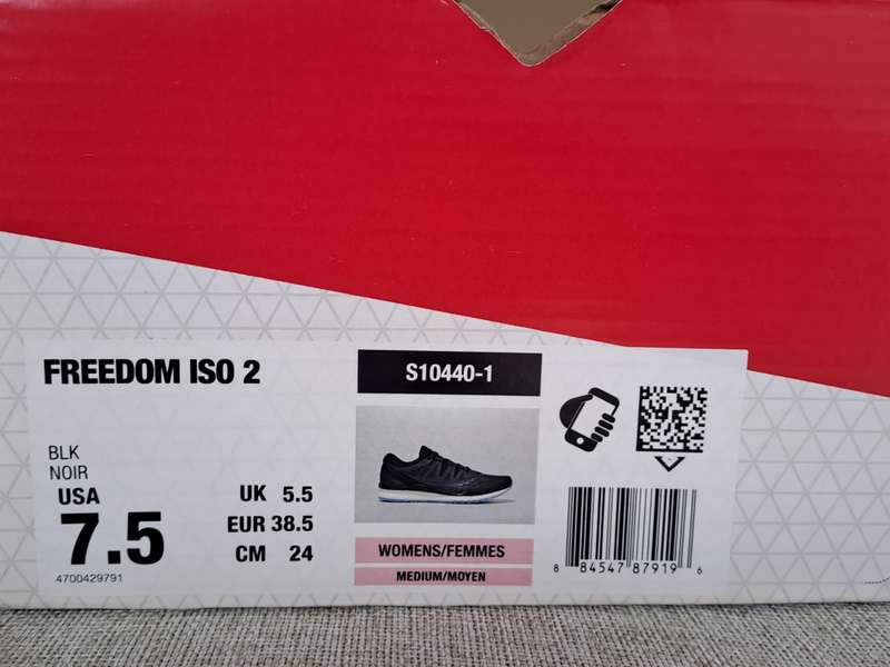 Saucony Freedom Iso 2 ladies running shoe - size UK 5.5 / US 7.5 / EUR 38.5 / CM 24