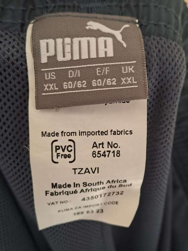 Puma Tracksuit Forever Faster Mens: Blue, White and Grey  Size 2-XL