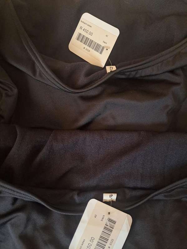Ladies Costumes Fastback Black Fully Lined- Bulk Sale