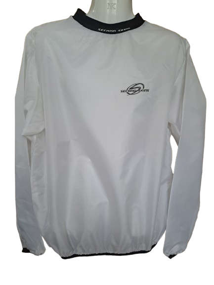 Foul Weather Run Top Second Skins White - X-Large (38